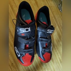 Sidi Alba 2 Men's Road Cycling Shoes, Black/Red, Sz 48 12.5 Us See Chart Photo